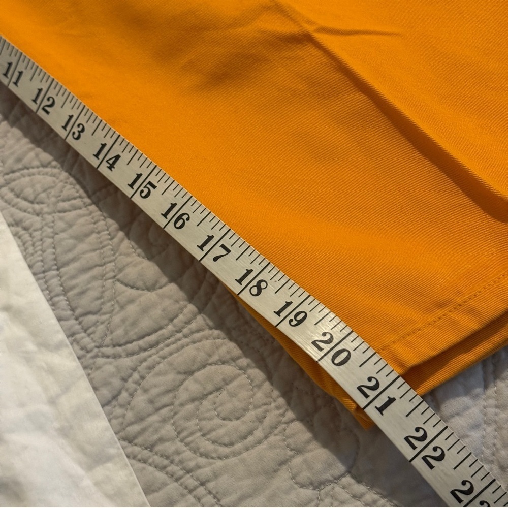 Lauren Jeans Co. Ralph Lauren Bright Orange Pants - Picture 8 of 9